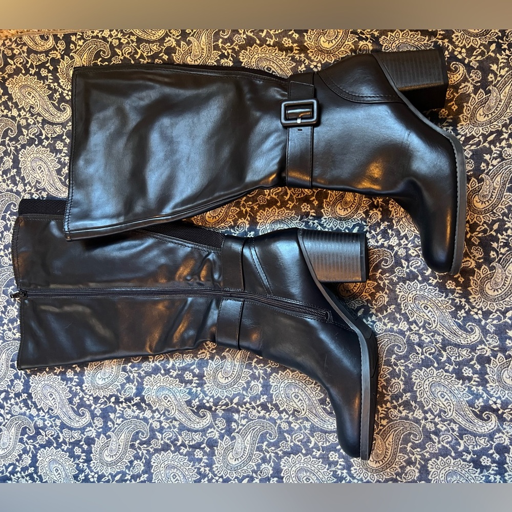 SOUL Naturalizer Black Heeled Boots